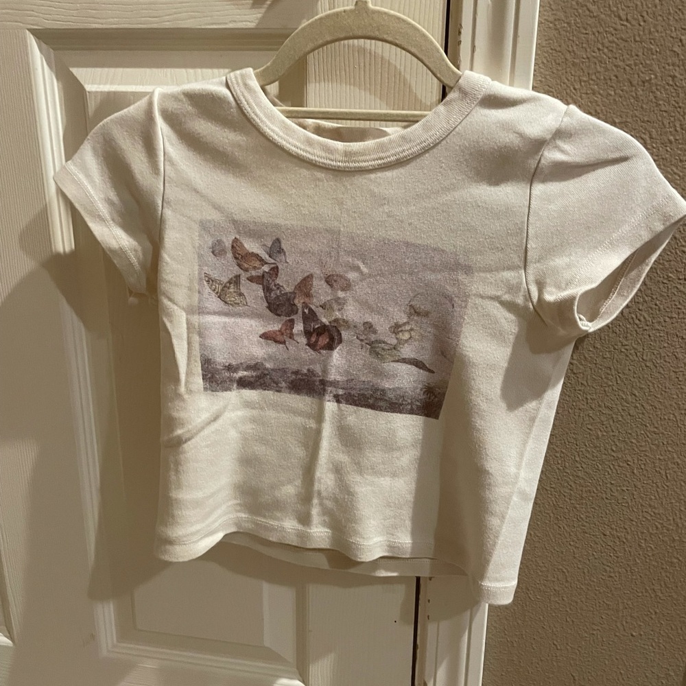 Butterfly brandy Melville shirt